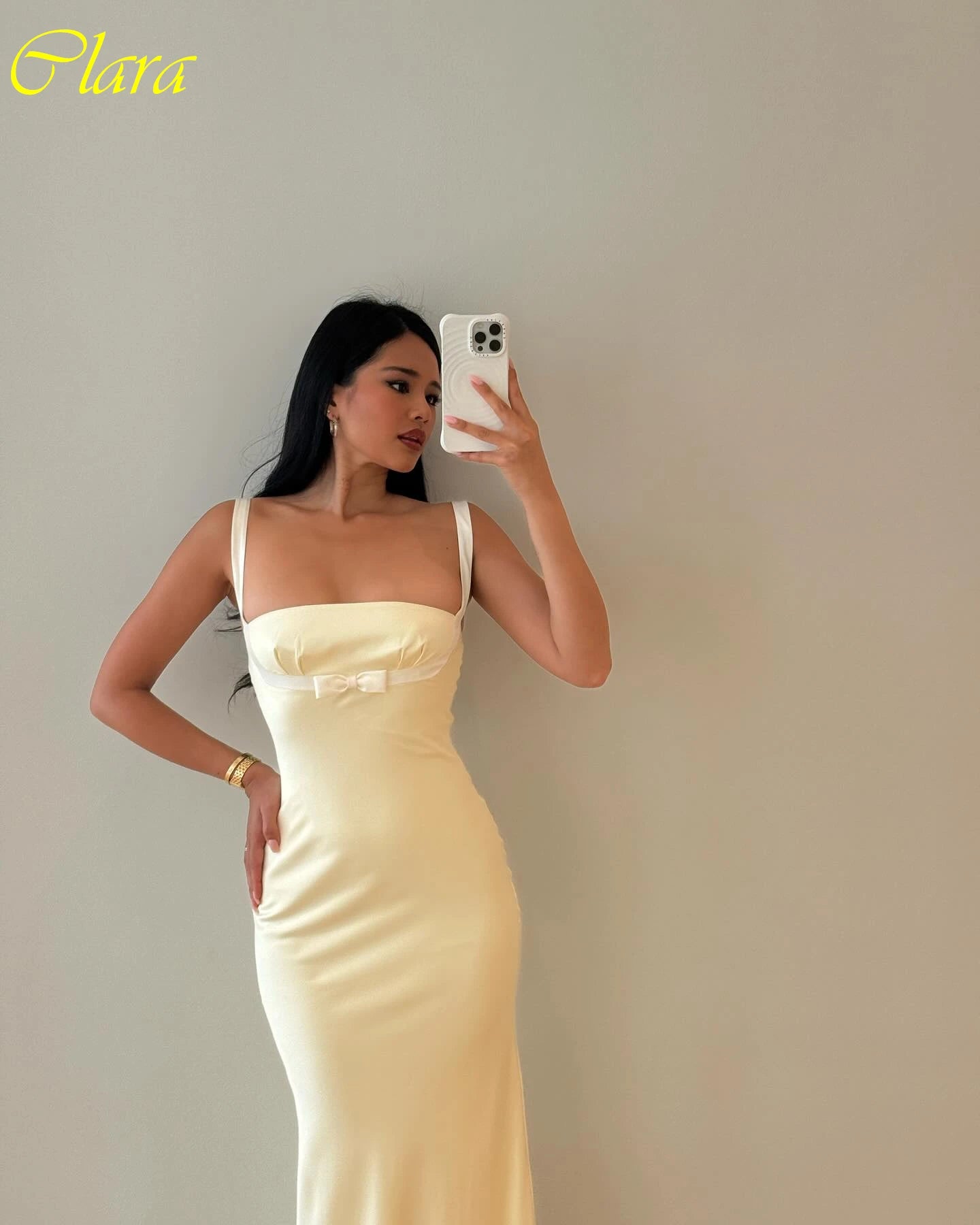 Customized Straight Spaghetti Straps Elegant Evening Dress Delicate Temperament Bespoke Occasion Gowns High Quality Party Dress
