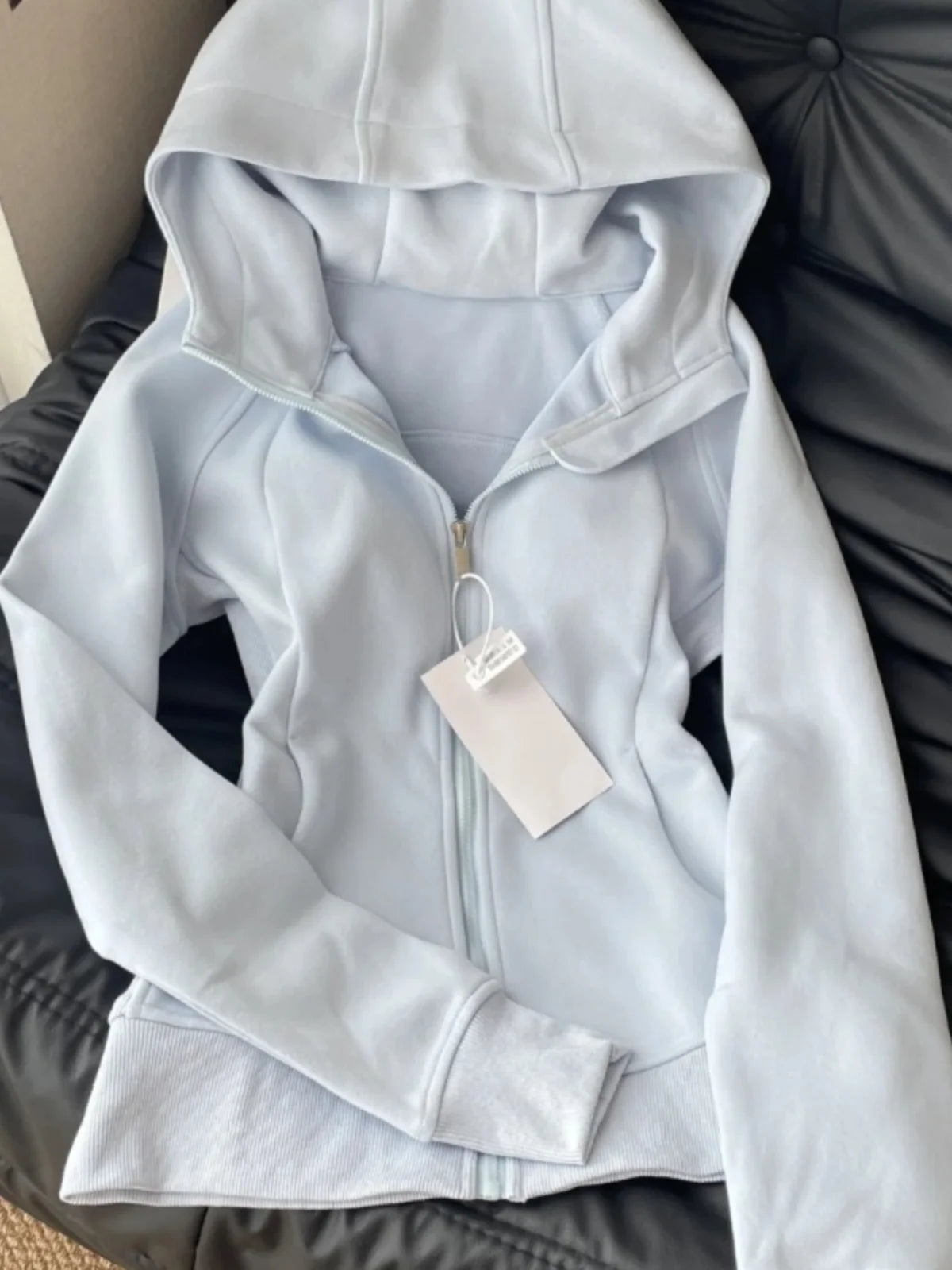 Early Spring American Sle Slim Fit Sportswear Hoodie Women's Autumn Winter Yoga Clothes Casual Open Cardigan Top Coat